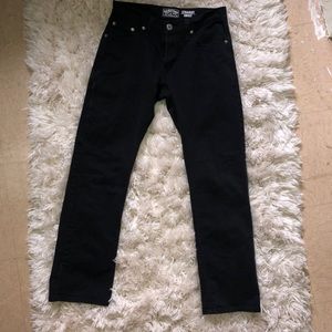 Levi Strauss Black Straight Leg Jean